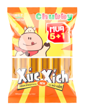XÚC XÍCH HIGH PROTEIN CHUBBY - VỊ BÒ HẦM